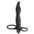 Черная вибронасадка для двойного проникновения Flirtini - 15,9 см. - Lola Games - купить с доставкой в Керчи