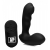 Черный стимулятор простаты Alpha-Pro 7X P-Milker Silicone Prostate Stimulator with Milking Bead - XR Brands - в Керчи купить с доставкой