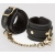 Черные наручники Bound to You Faux Leather Wrist Cuffs - Fifty Shades of Grey - купить с доставкой в Керчи