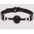 Черный кляп-шар Bound to You Faux Leather Ball Gag - Fifty Shades of Grey - купить с доставкой в Керчи