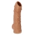 Телесная насадка с пупырышками и открытой головкой Nude Sleeve L - 14 см. - KOKOS - в Керчи купить с доставкой