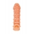 Телесная закрытая насадка с пупырышками Cock Sleeve Size M - 15,6 см. - KOKOS - в Керчи купить с доставкой