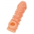 Телесная закрытая насадка с пупырышками Cock Sleeve Size L - 17,6 см. - KOKOS - в Керчи купить с доставкой