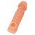 Телесная закрытая насадка с шершавой головкой Cock Sleeve Size L - 17,6 см. - KOKOS - в Керчи купить с доставкой
