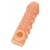 Телесная закрытая насадка с пучками шишечек Cock Sleeve Size L - 17,6 см. - KOKOS - в Керчи купить с доставкой