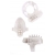 Набор из 3 прозрачных эрекционных колец с вибрацией Teasers Ring Kit - Chisa - в Керчи купить с доставкой