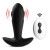 Черный массажер простаты с вибрацией, эффектом маятника и пультом ДУ - Secwell - в Керчи купить с доставкой