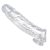 Прозрачная насадка для увеличения члена Realistic Clear Penis Enhancer and Ball Stretcher - 20,3 см. - XR Brands - в Керчи купить с доставкой