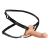 Телесный полый страпон 2  Erection 28X Smooth Vibrating Silicone Penis Sheath - 16 см. - XR Brands - купить с доставкой в Керчи