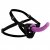 Лиловый поясной страпон Navigator Silicone G-Spot Dildo with Harness - 17,8 см. - XR Brands - купить с доставкой в Керчи