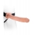 Фаллопротез телесного цвета Hollow Strap-On - 29 см. - Pipedream - купить с доставкой в Керчи