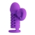 Фиолетовая вибронасадка с клиторальным отростком Harden - Baile - в Керчи купить с доставкой