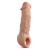Телесная насадка-удлинитель Intrepid 9.25 Inch Realistic Penis Extender Sleeve - 23,5 см. - Blush Novelties - в Керчи купить с доставкой
