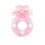 Розовое эрекционное виброкольцо в форме мишки - 1137 - в Керчи купить с доставкой