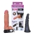 Страпон с 2 насадками и вибрацией UniStrap - 20 и 18 см. - LOVETOY (А-Полимер) - купить с доставкой в Керчи