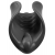 Чёрный мастурбатор Vibrating Silicone Stimulator с вибрацией - Pipedream - в Керчи купить с доставкой