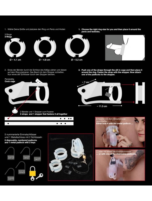 Набор для мужского пояса верности Cock Cage Set - Orion - купить с доставкой в Керчи