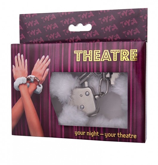 Наручники с белой меховой опушкой - ToyFa - купить с доставкой в Керчи