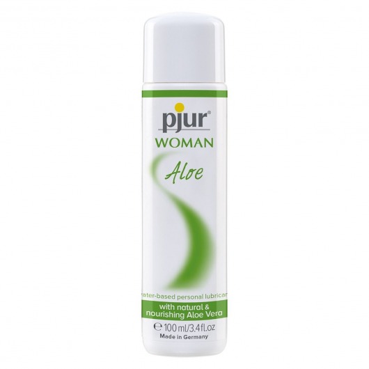 Лубрикант на водной основе pjur WOMAN Aloe - 100 мл. - Pjur - купить с доставкой в Керчи
