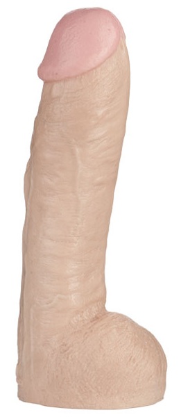 Огромная насадка-реалистик Vac-U-Lock Realistic Hung - 31,7 см. - Doc Johnson - купить с доставкой в Керчи