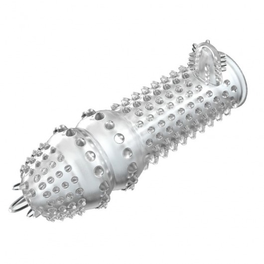 Закрытая прозрачная насадка Crystal sleeve - 14,2 см. - Erowoman-Eroman - в Керчи купить с доставкой