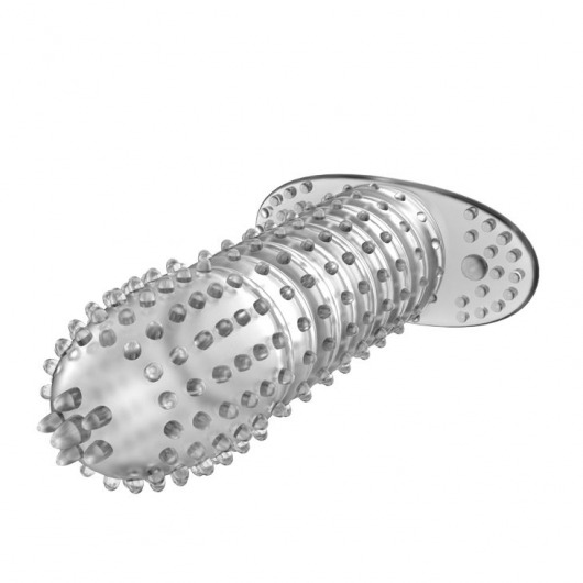 Закрытая прозрачная насадка Crystal sleeve - 12 см. - Erowoman-Eroman - в Керчи купить с доставкой