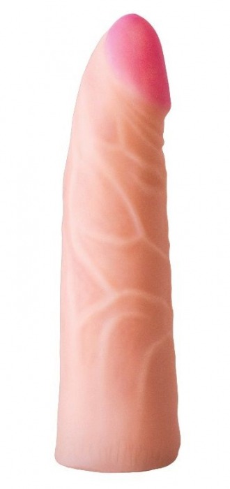 Фаллическая насадка на трусики харнесс - 17,5 см. - LOVETOY (А-Полимер) - купить с доставкой в Керчи