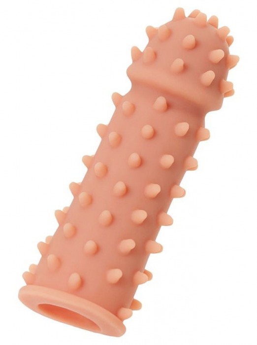 Телесная реалистичная насадка KOKOS Extreme Sleeve 03 с дополнительной стимуляцией - 12,7 см. - KOKOS - в Керчи купить с доставкой