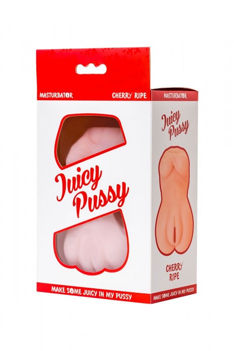 Телесный мастурбатор Juicy Pussy Cherry Ripe - ToyFa - в Керчи купить с доставкой