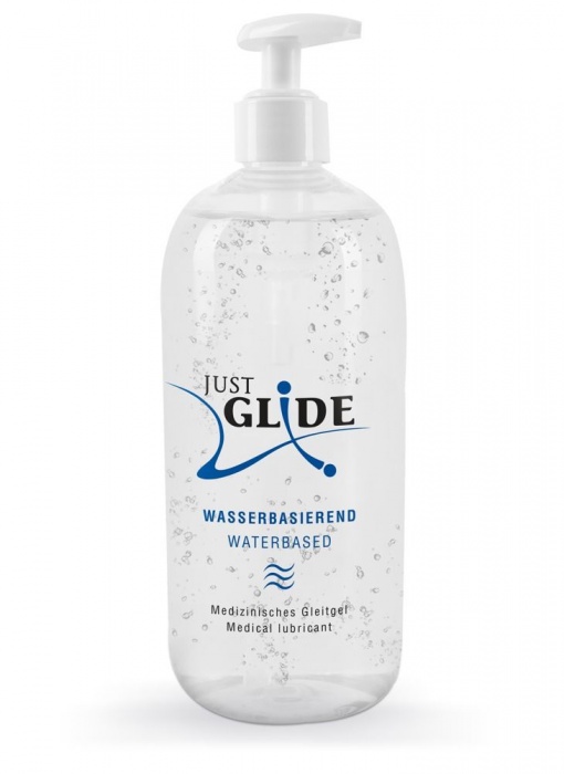 Гель-смазка на водной основе Just Glide с дозатором - 500 мл. - Orion - купить с доставкой в Керчи