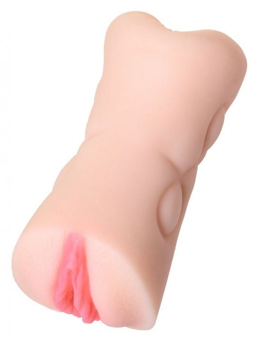 Телесный двусторонний мастурбатор Rich Fruit - вагина и анус - ToyFa - в Керчи купить с доставкой