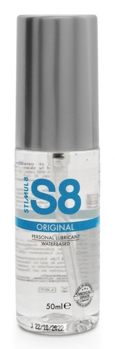 Универсальный лубрикант на водной осноdе S8 Original Lube - 50 мл. - Stimul8 - купить с доставкой в Керчи
