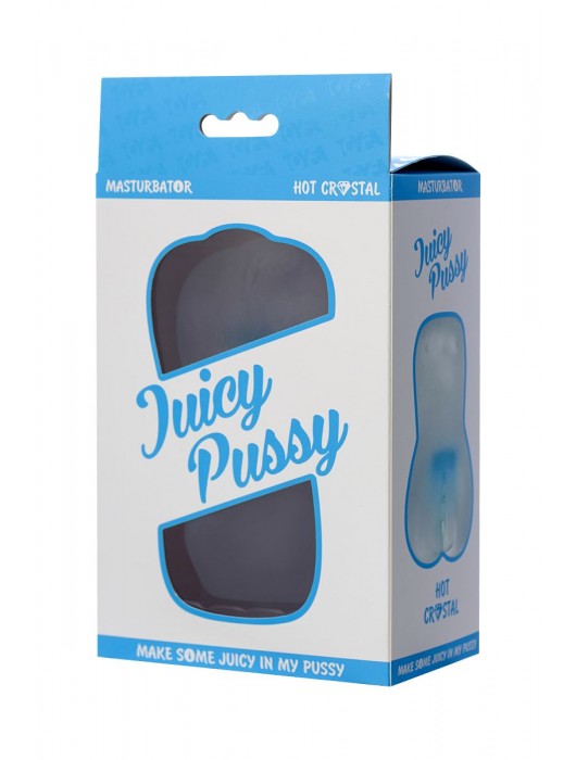 Прозрачный реалистичный мастурбатор Juicy Pussy Hot Crystal - ToyFa - в Керчи купить с доставкой