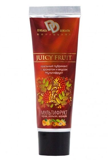 Интимный съедобный лубрикант JUICY FRUIT с ароматом фруктов - 30 мл. - БиоМед - купить с доставкой в Керчи