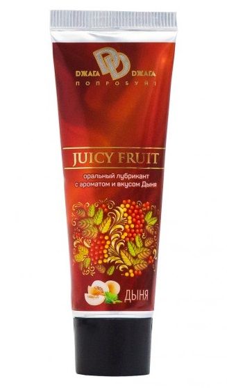 Интимный съедобный лубрикант JUICY FRUIT с ароматом дыни - 30 мл. - БиоМед - купить с доставкой в Керчи