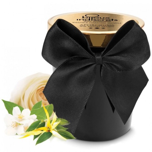 Массажная свеча Aphrodisia с цветочным ароматом - 70 мл. - Bijoux Indiscrets - купить с доставкой в Керчи