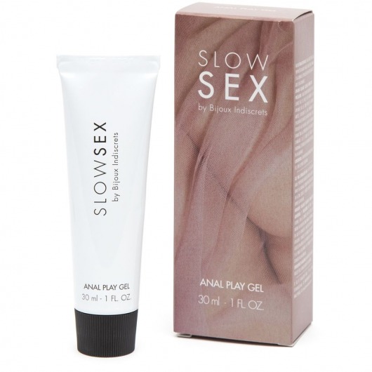 Лубрикант на водной основе Slow Sex Anal Play Gel - 30 мл. - Bijoux Indiscrets - купить с доставкой в Керчи