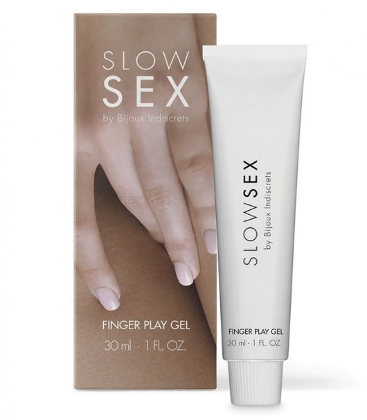 Гель для мастурбации с ароматом кокоса Slow Sex Finger Play Gel - 30 мл. - Bijoux Indiscrets - купить с доставкой в Керчи