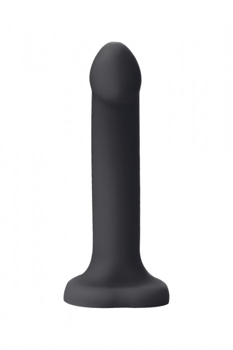 Черный фаллос с имитацией эякуляции Silicon Cum Dildo L - 19,6 см. - Strap-on-me - купить с доставкой в Керчи