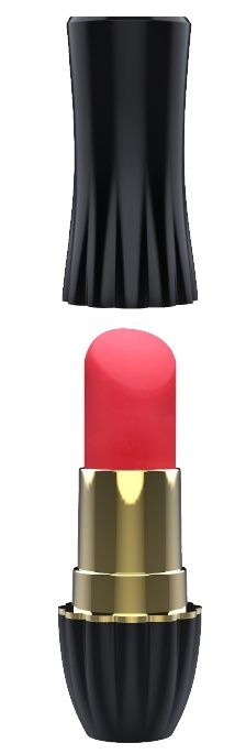 Клиторальный стимулятор-помада LIPSTICK - 9,3 см. - Dream Toys - купить с доставкой в Керчи