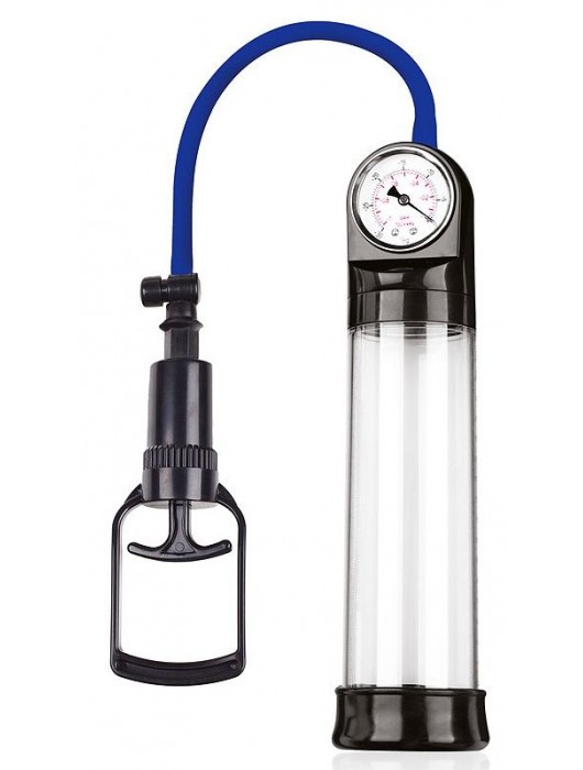 Прозрачная вакуумная помпа Sex Expert с манометром - Sex Expert - в Керчи купить с доставкой