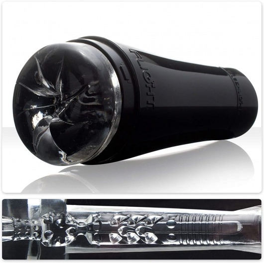 Черный мастурбатор-анус Fleshlight - Flight Pilot - Fleshlight - в Керчи купить с доставкой