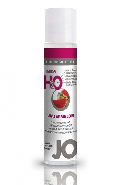 Лубрикант с ароматом арбуза JO Flavored Watermelon - 30 мл. - System JO - купить с доставкой в Керчи