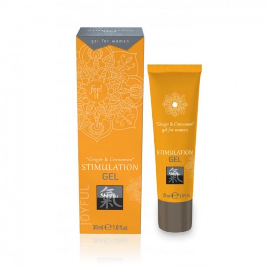 Возбуждающий интимный гель STIMULATION GEL Ginger   Cinnamon - 30 мл. - Shiatsu - купить с доставкой в Керчи