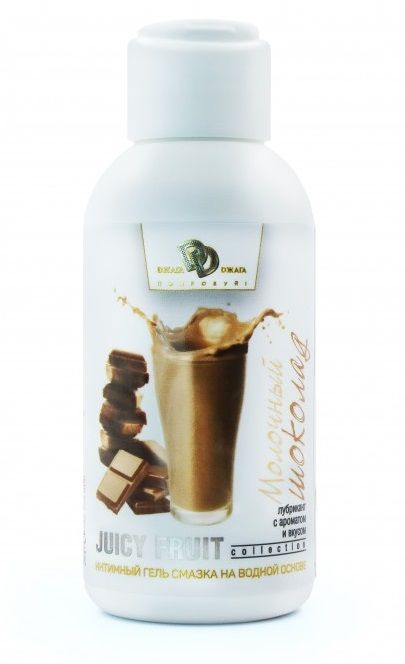 Интимный гель-смазка JUICY FRUIT с ароматом молочного шоколада - 100 мл. - БиоМед - купить с доставкой в Керчи