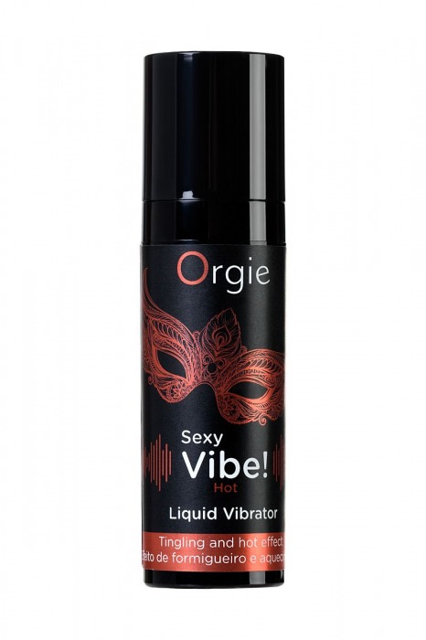 Разогревающий гель для массажа ORGIE Sexy Vibe Hot с эффектом вибрации - 15 мл. - ORGIE - купить с доставкой в Керчи