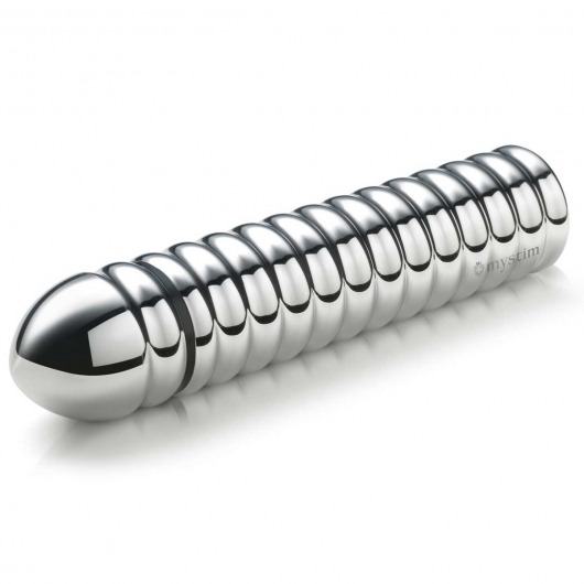 Рельефный фаллос для интенсивного электросекса Groovey George - 20 см. - MyStim - купить с доставкой в Керчи