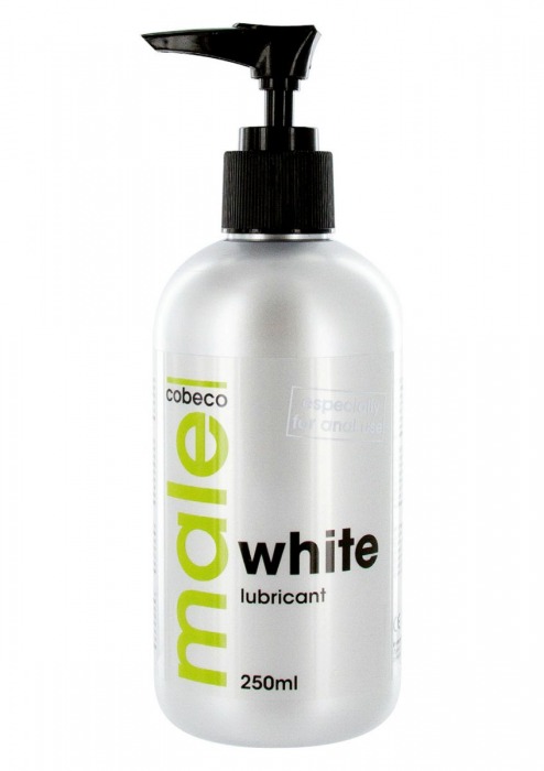 Анальная смазка на водной основе MALE Cobeco White Lubricant - 250 мл. - Cobeco - купить с доставкой в Керчи
