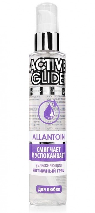 Увлажняющий интимный гель Active Glide Allantoin - 100 гр. - Биоритм - купить с доставкой в Керчи