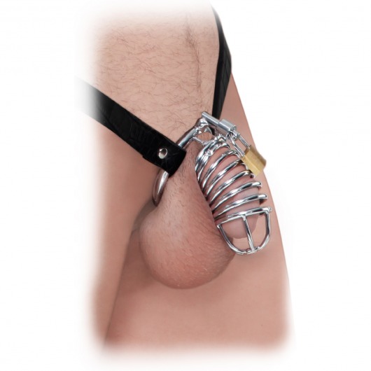 Кольцо верности Extreme Chastity Belt с фиксацией головки - Pipedream - купить с доставкой в Керчи